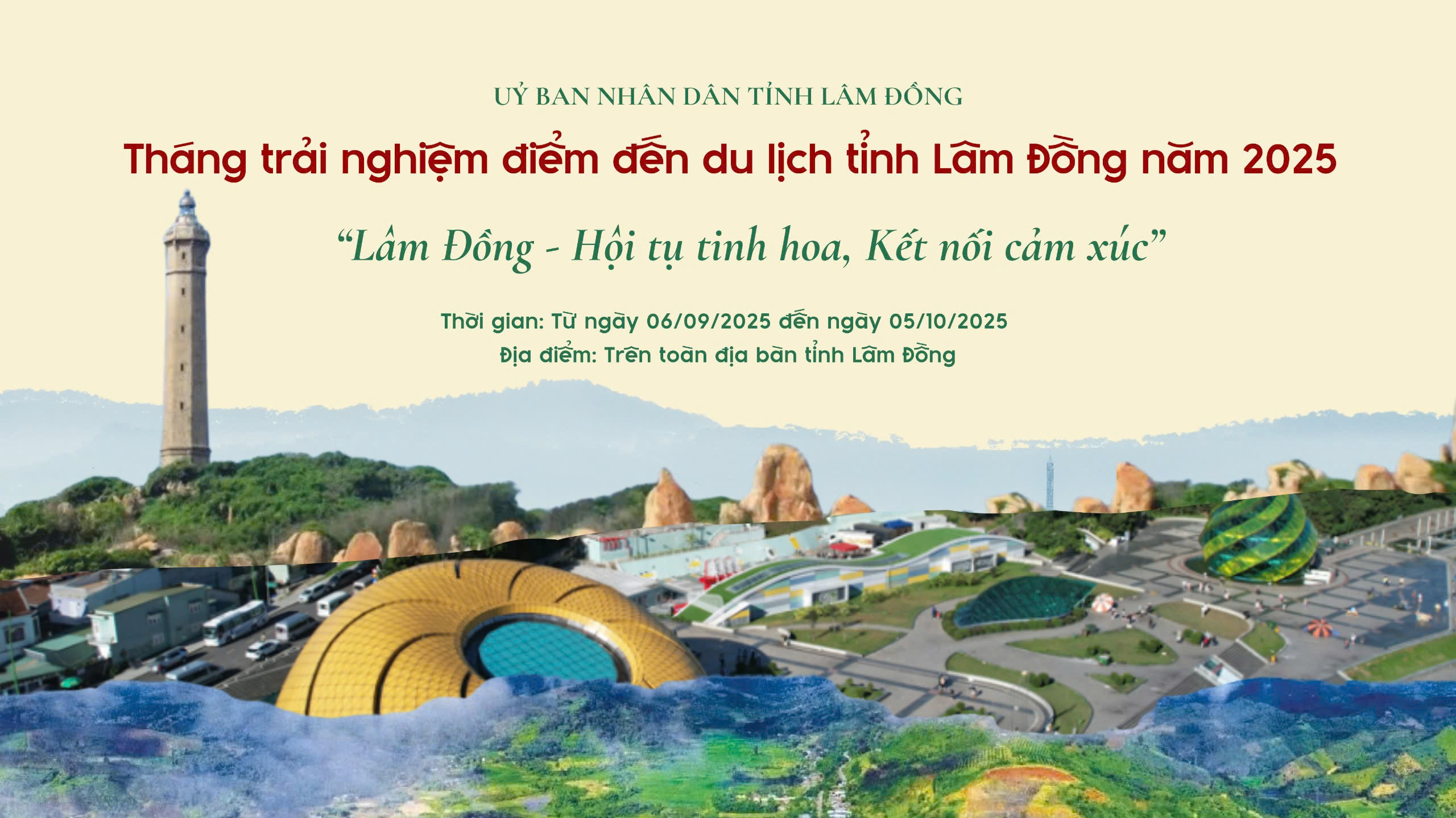 Tháng trải nghiệm điểm đến du lịch tỉnh Lâm Đồng năm 2025