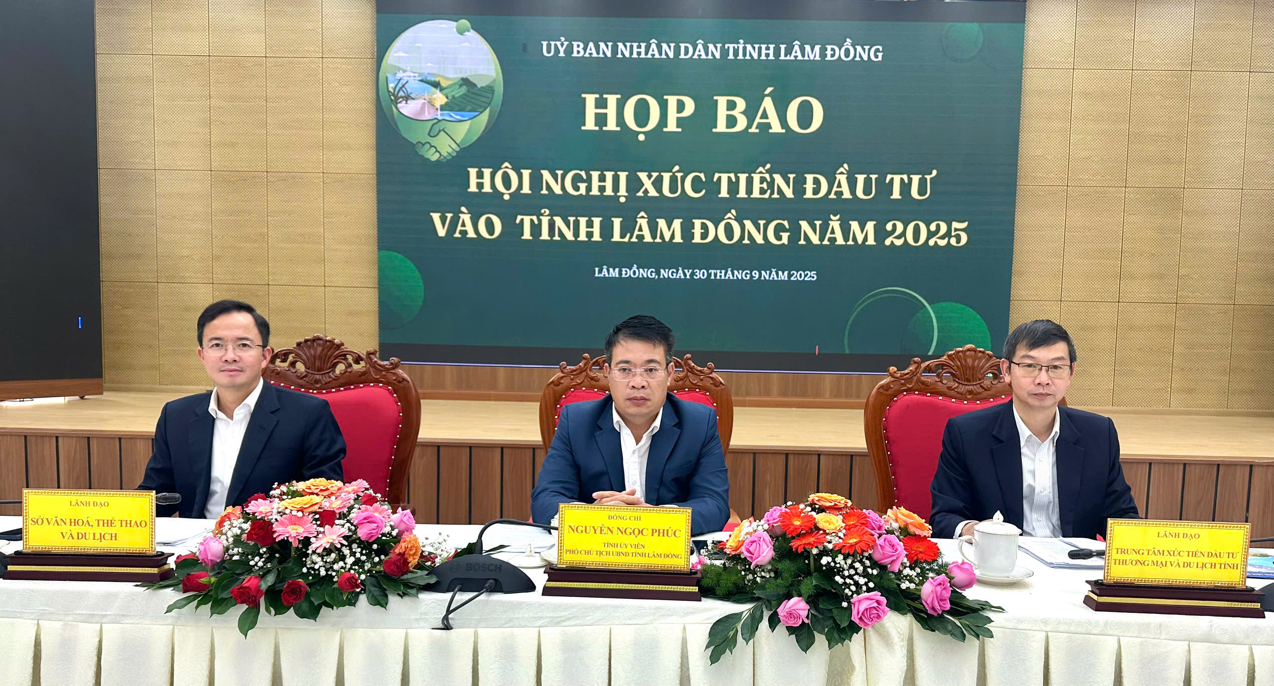 Họp báo cung cấp thông tin tổ chức  Hội nghị Xúc tiến đầu tư vào tỉnh Lâm Đồng năm 2025