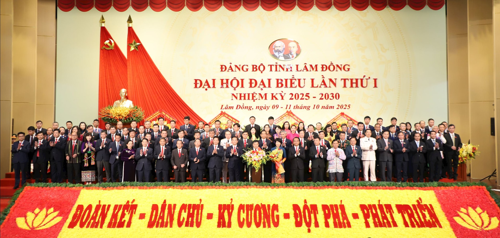 Ban Chấp hành Đảng bộ tỉnh Lâm Đồng nhiệm kỳ 2025 – 2030 gồm 94 đồng chí