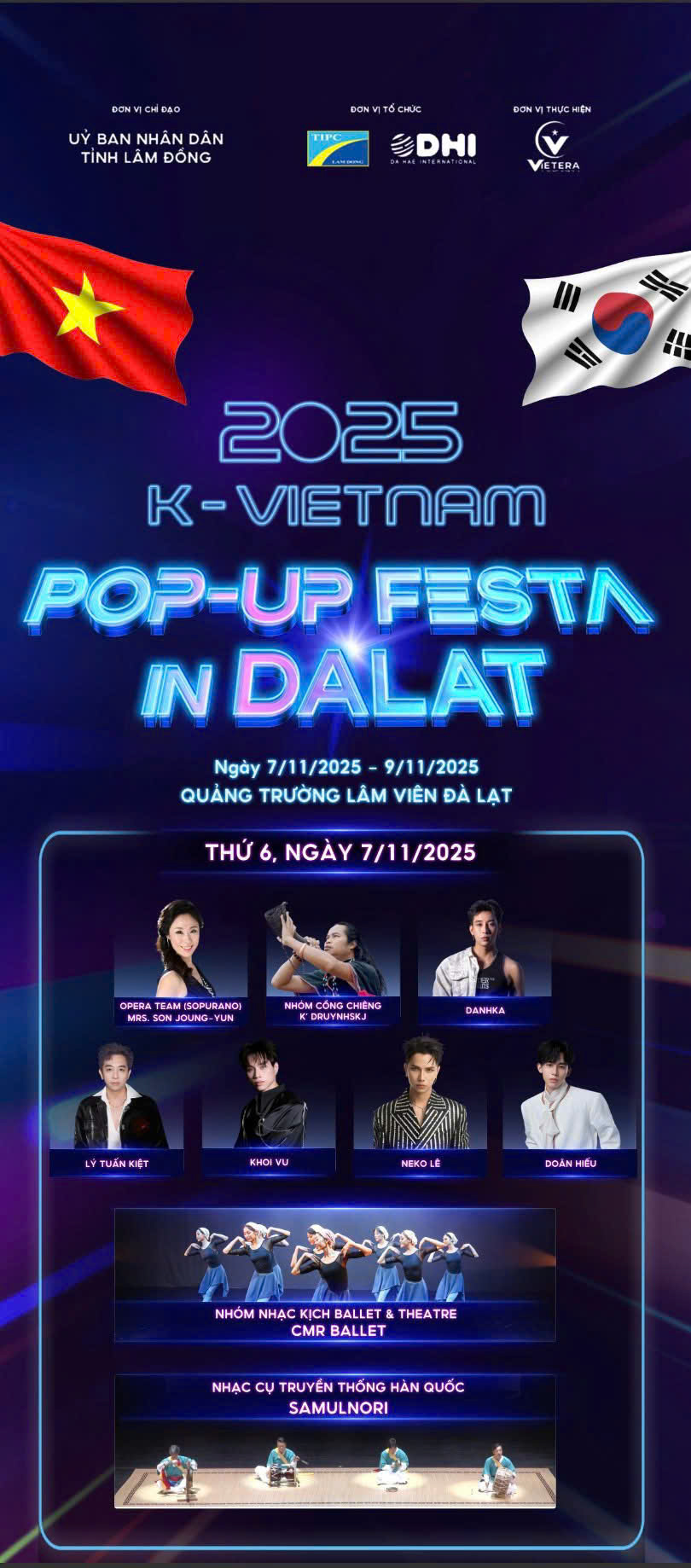 Chương trình "2025 K-VIETNAM POP-UP FESTA IN DALAT"