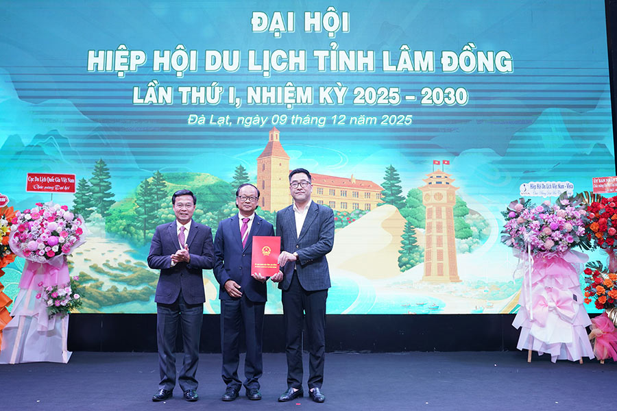 Hiệp hội Du lịch tỉnh Lâm Đồng tổ chức Đại hội lần thứ I nhiệm kỳ 2025 - 2030