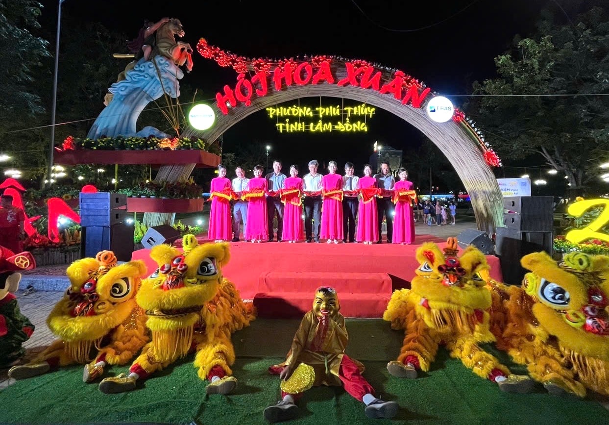 Phường Phú Thủy khai mạc Hội hoa Xuân Bính Ngọ 2026