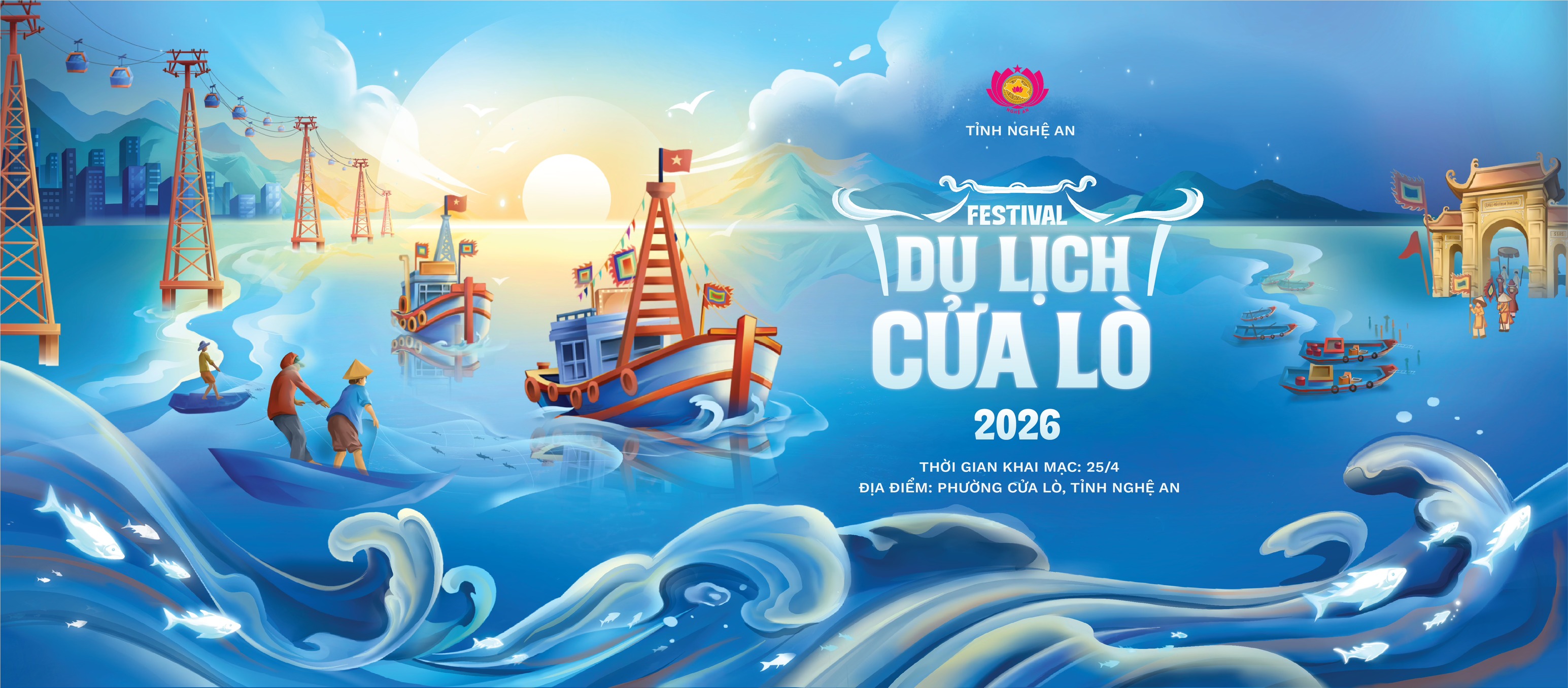 Nghệ An: Festival du lịch Cửa Lò - điểm nhấn du lịch biển 2026