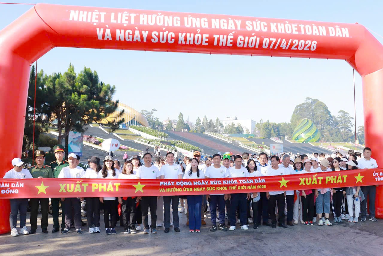 Lâm Đồng phát động Ngày Sức khỏe toàn dân