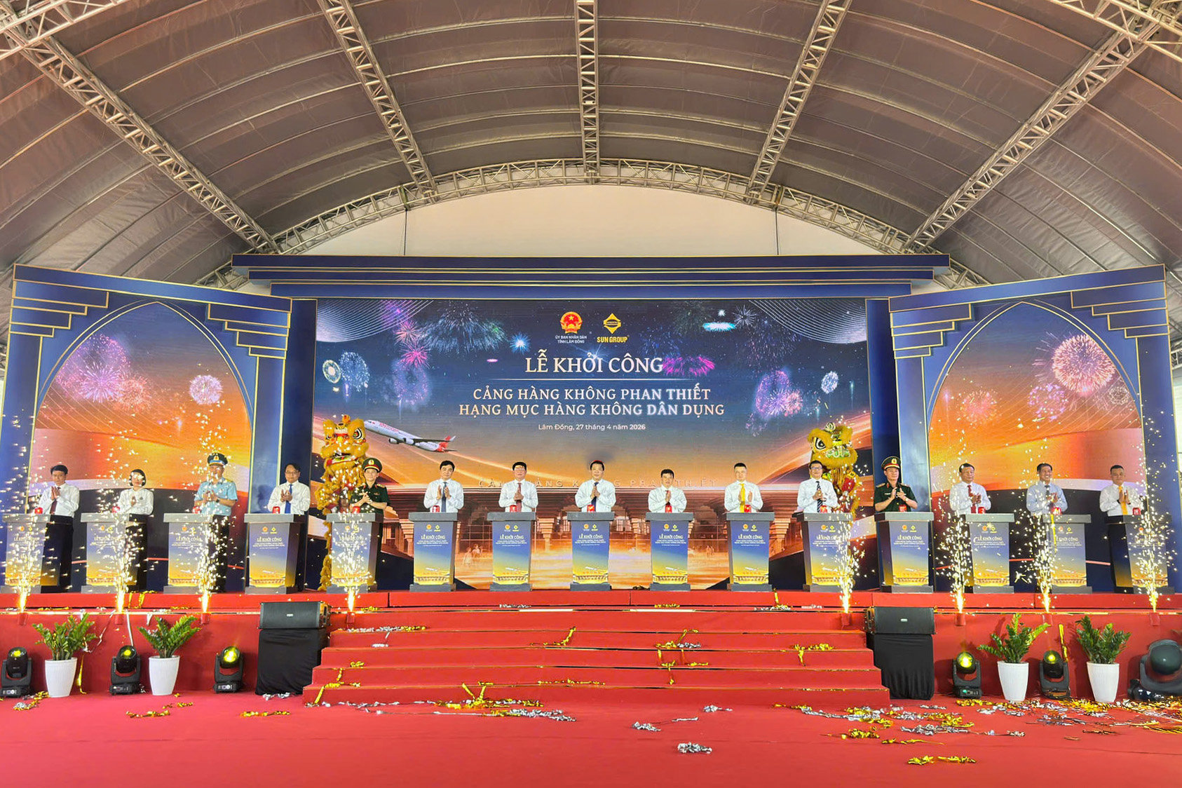 Lâm Đồng khởi công dự án Cảng hàng không Phan Thiết - Hạng mục hàng không dân dụng