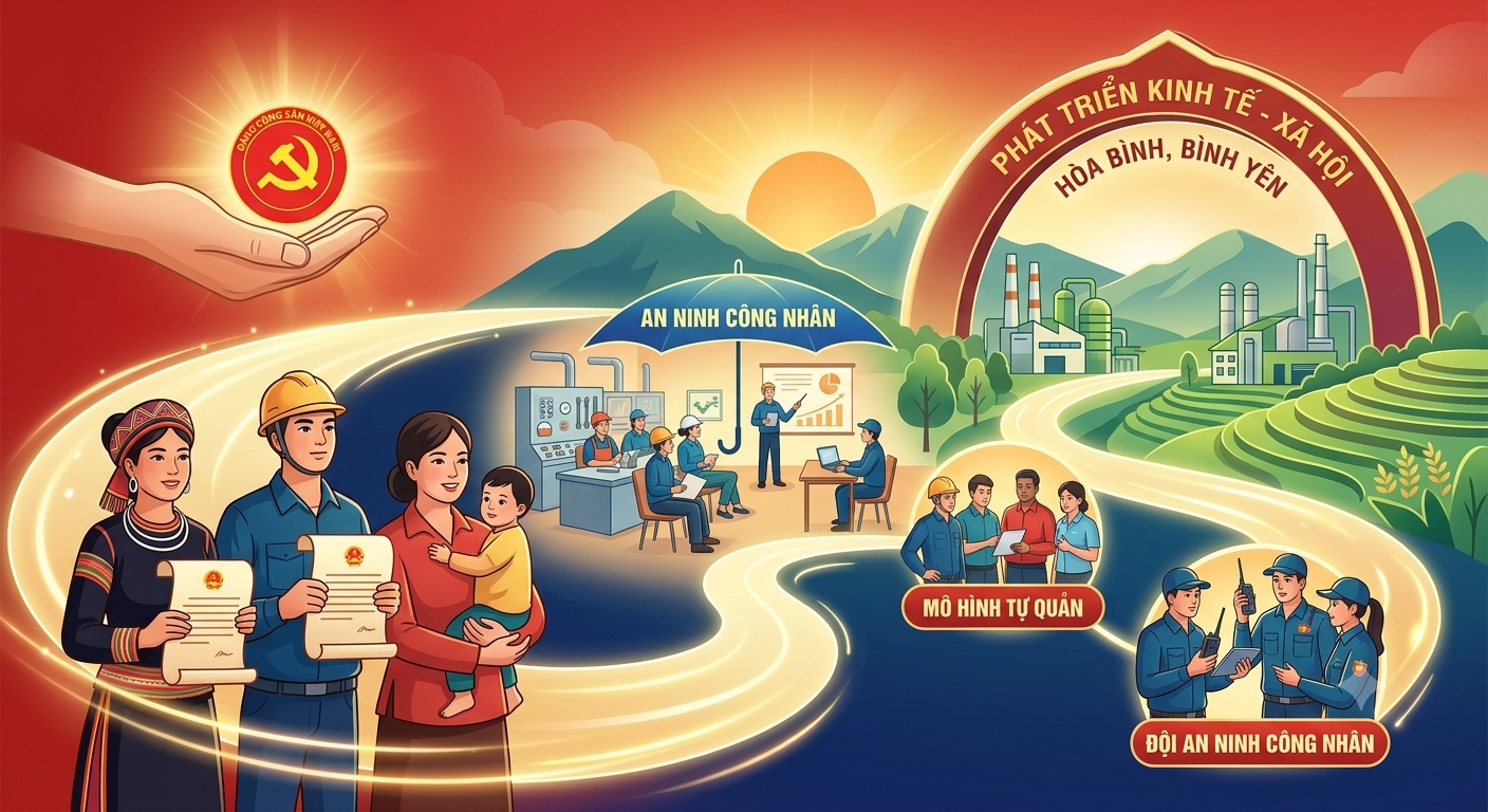 Tăng cường sự lãnh đạo của Đảng trong công tác bảo đảm an ninh công nhân trên địa bàn tỉnh Lâm Đồng