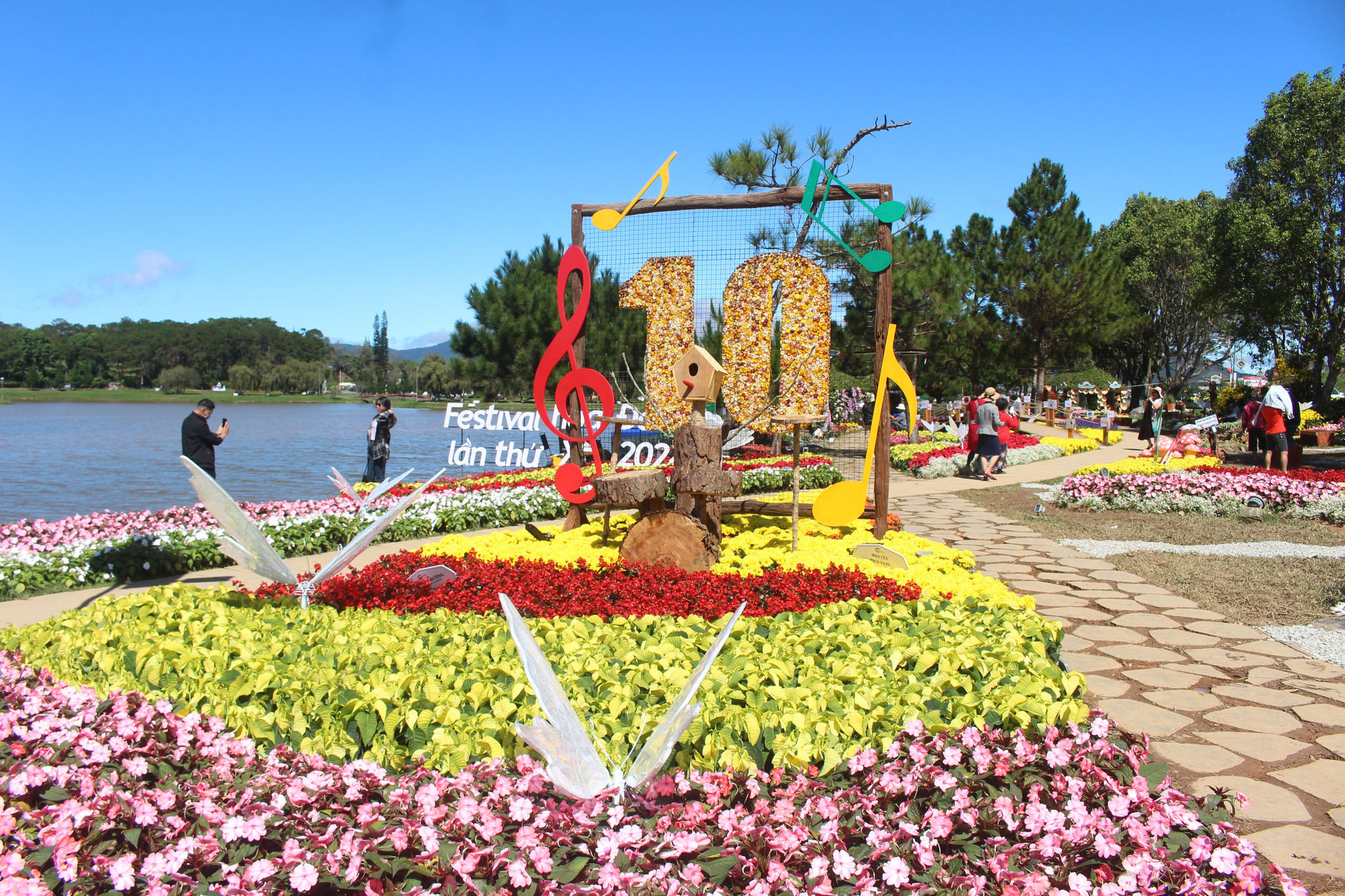 Đón festival bằng những mùa hoa mới
