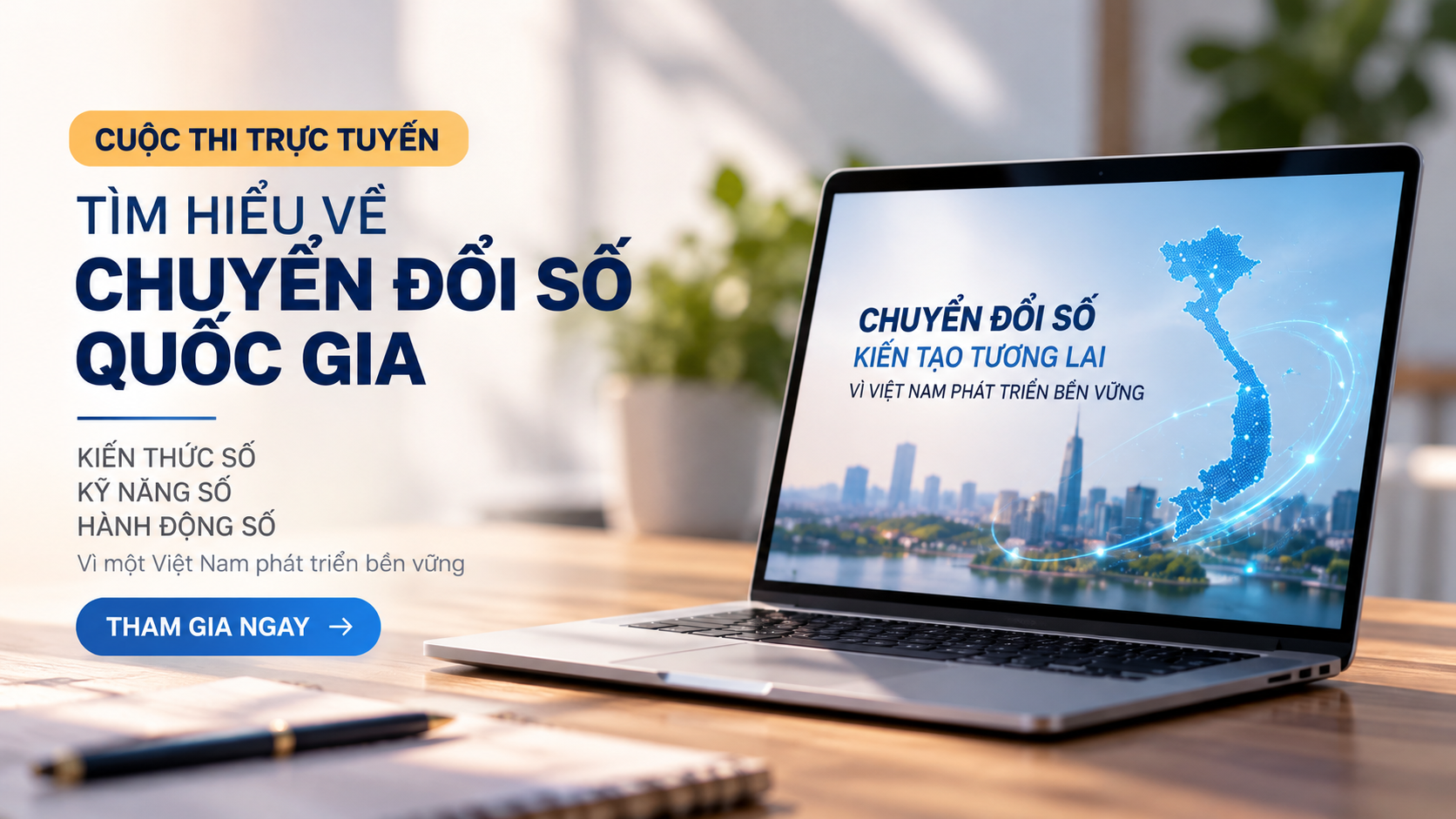 hưởng ứng Cuộc thi trực tuyến tìm hiểu về chuyển đổi số quốc gia năm 2026